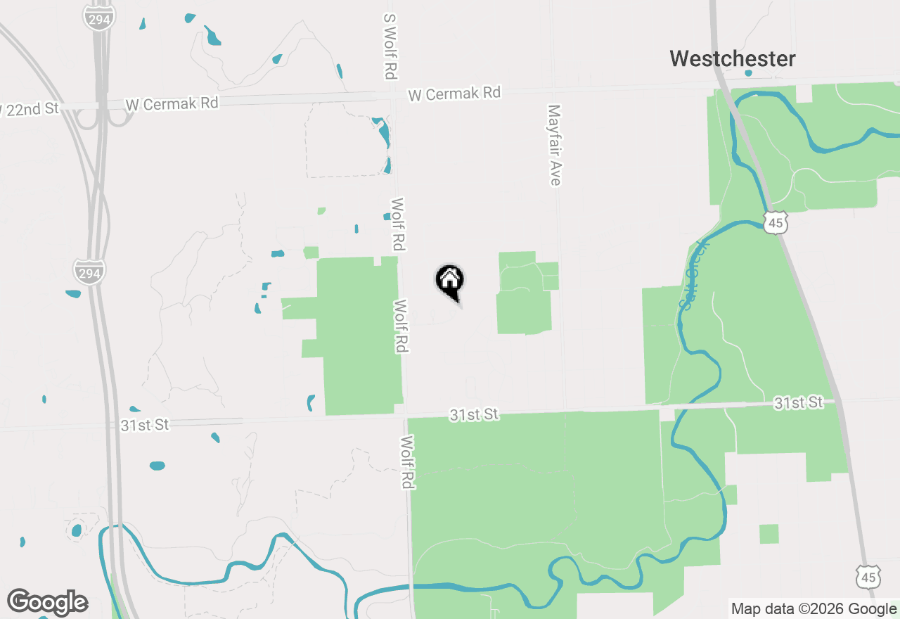 Map of 34 Princess Court #34, Westchester, IL 60154