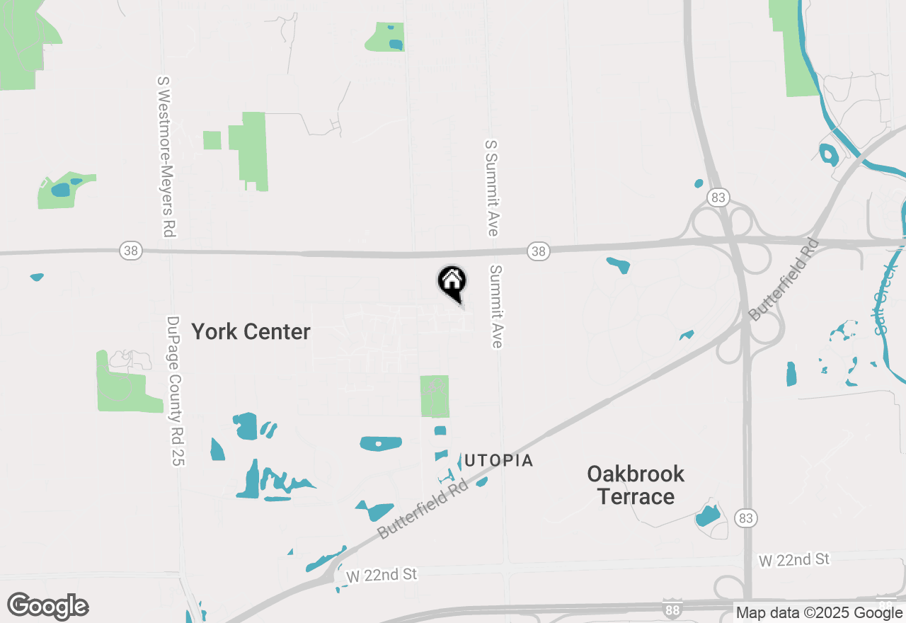 Map of 17W706 Kirkland Lane, Villa Park, IL 60181