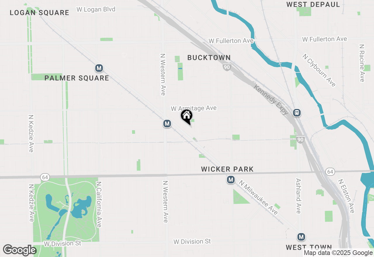 Map of 1854 N Wilmot Avenue, Chicago, IL 60647
