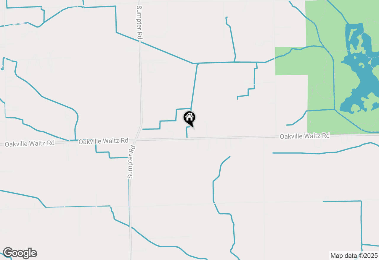 Map of 5278 Oakville Waltz Road, New Boston, MI 48164