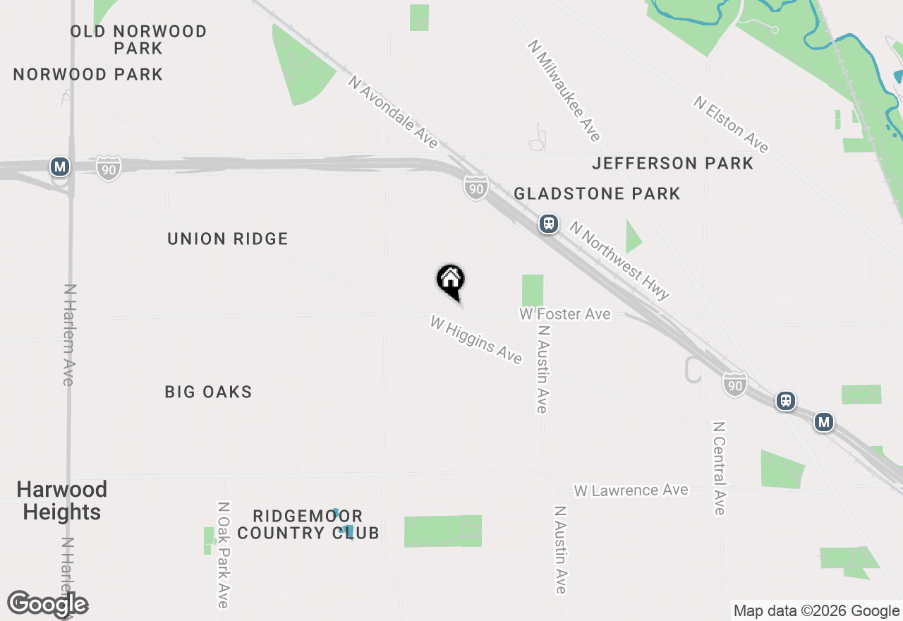 Map of 6218 W Foster Avenue, Chicago, IL 60630