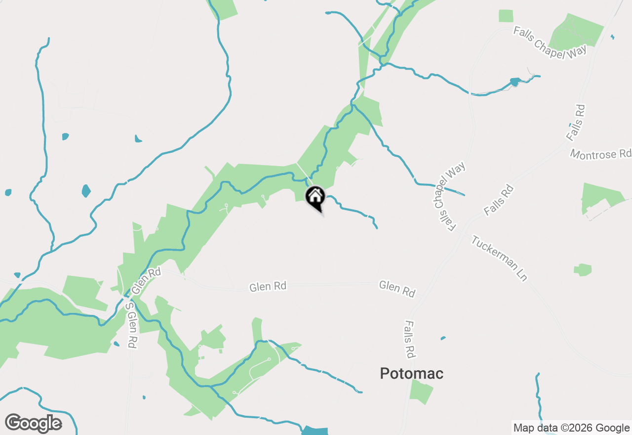 Map of 11817 Becket Street, Potomac, MD 20854