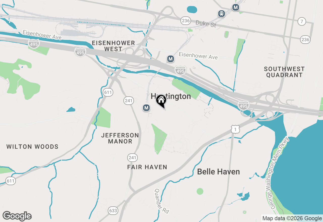 Map of 2340 Fairview Terrace, Alexandria, VA 22303