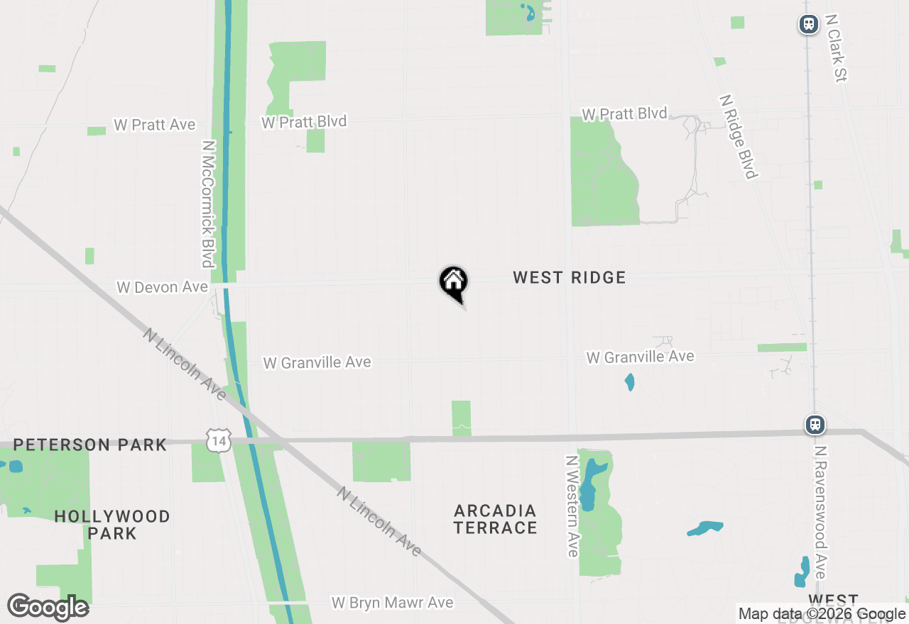 Map of 6309 N Washtenaw Avenue, Chicago, IL 60659