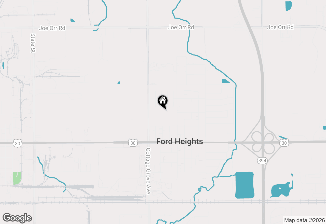 Map of 1201 Cottage Grove Avenue, Chicago Heights, IL 60411