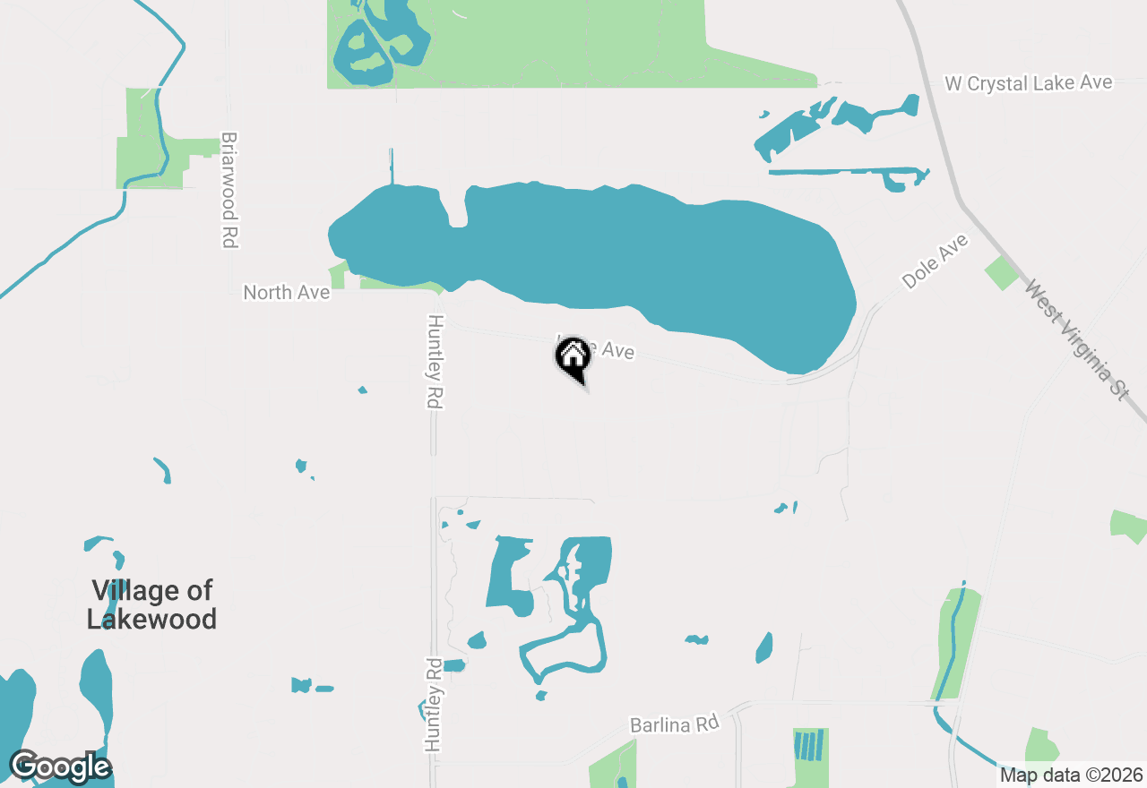 Map of 366 Warwick Lane, Lakewood, IL 60014