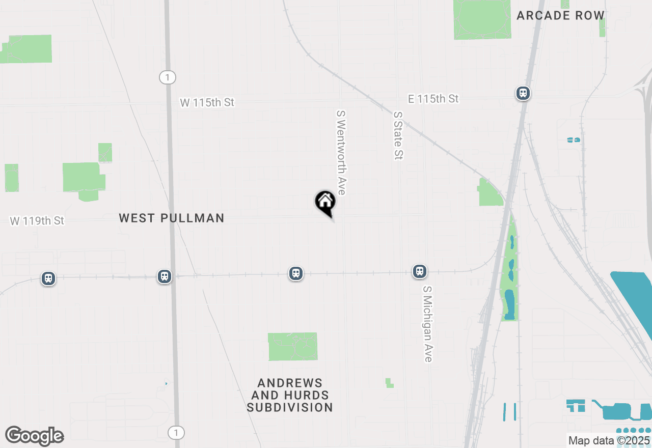 Map of 11912 S Yale Avenue, Chicago, IL 60628