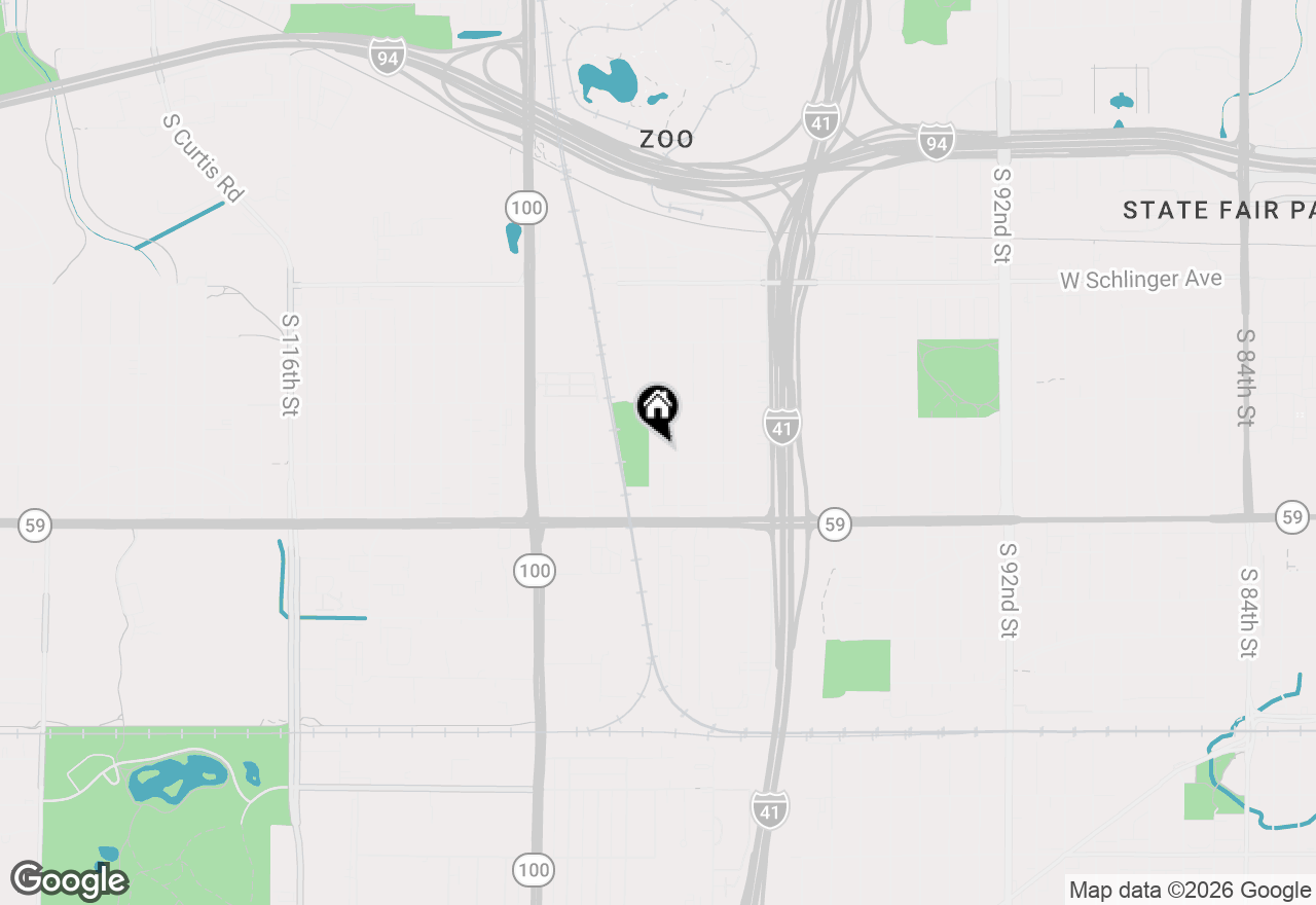 Map of 1226 S 104th St, West Allis, WI 53214