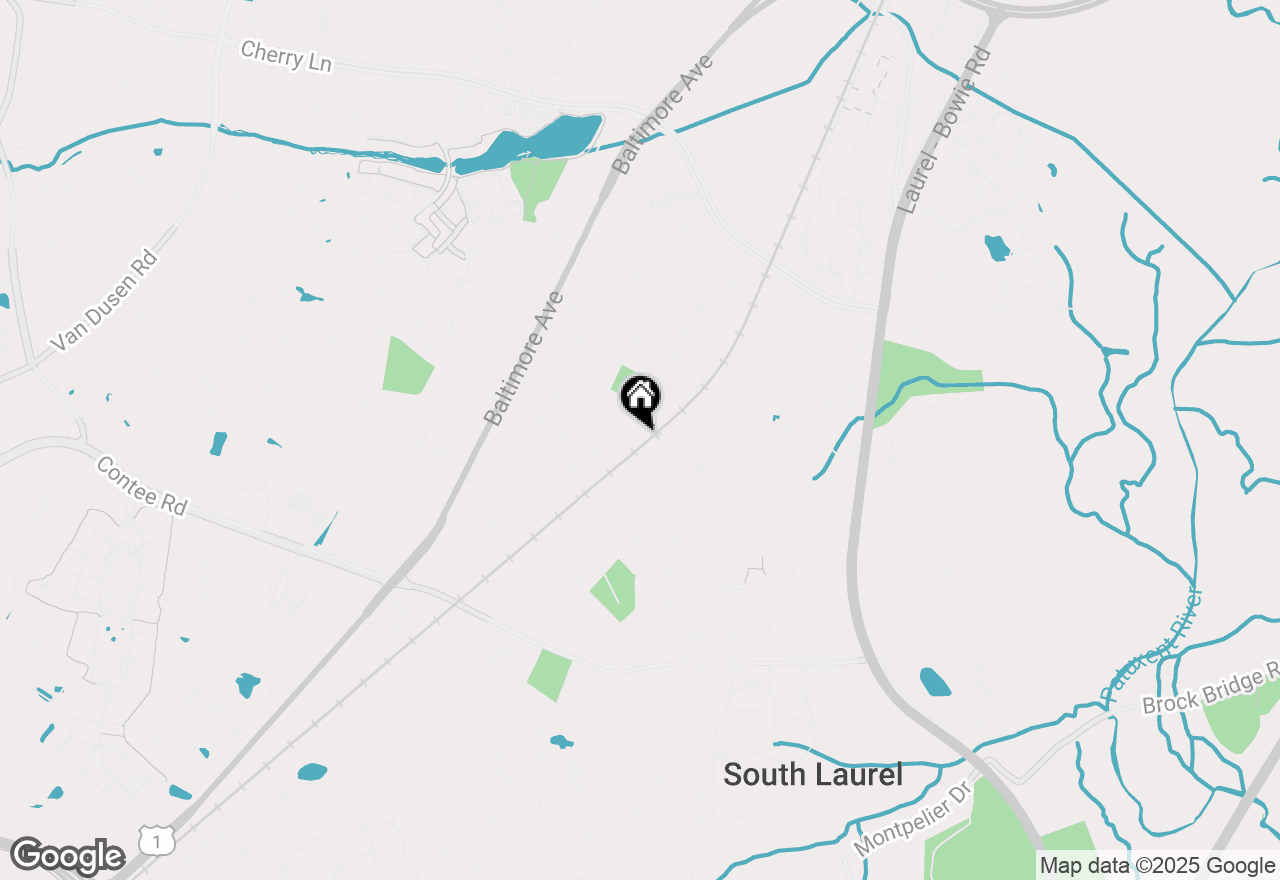 Map of  Railroad Avenue, Laurel, MD 20707