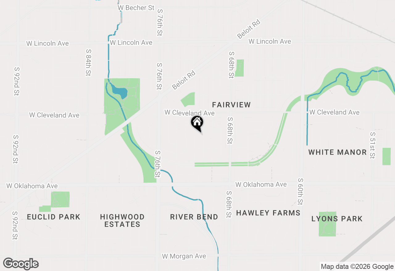 Map of 2818 S 72nd St, West Allis, WI 53219