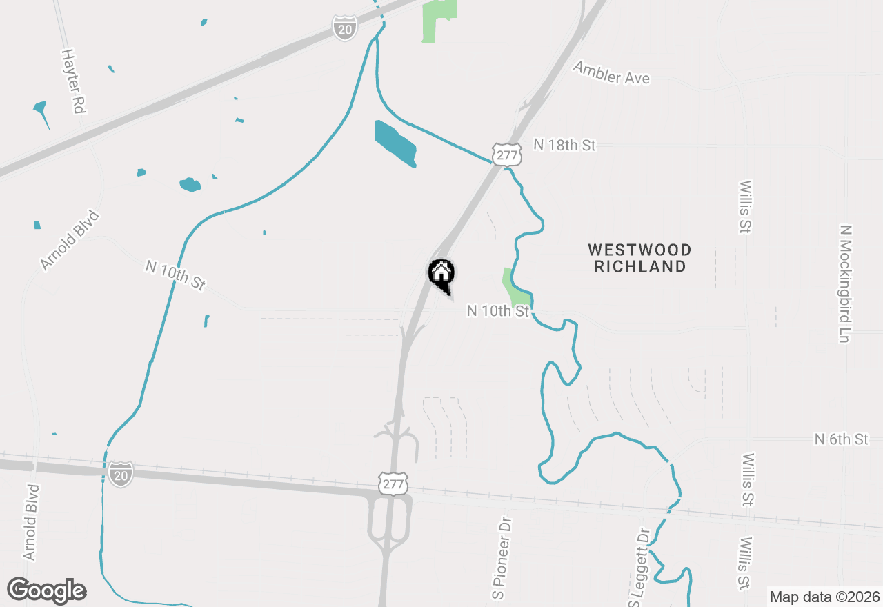 Map of 4840 N 10th Street, Abilene, TX 79603