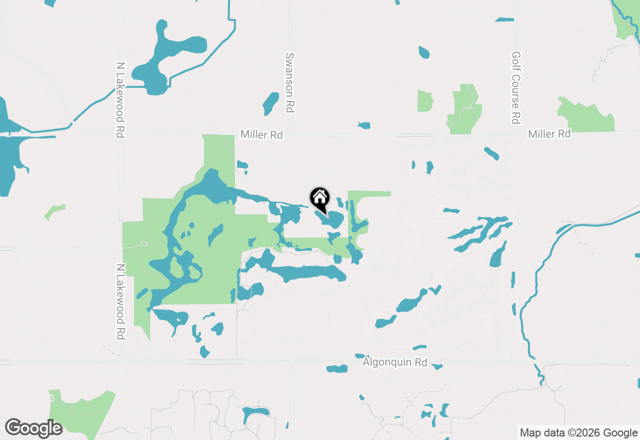 Map of 675 White Pine Circle, Lake In The Hills, IL 60156