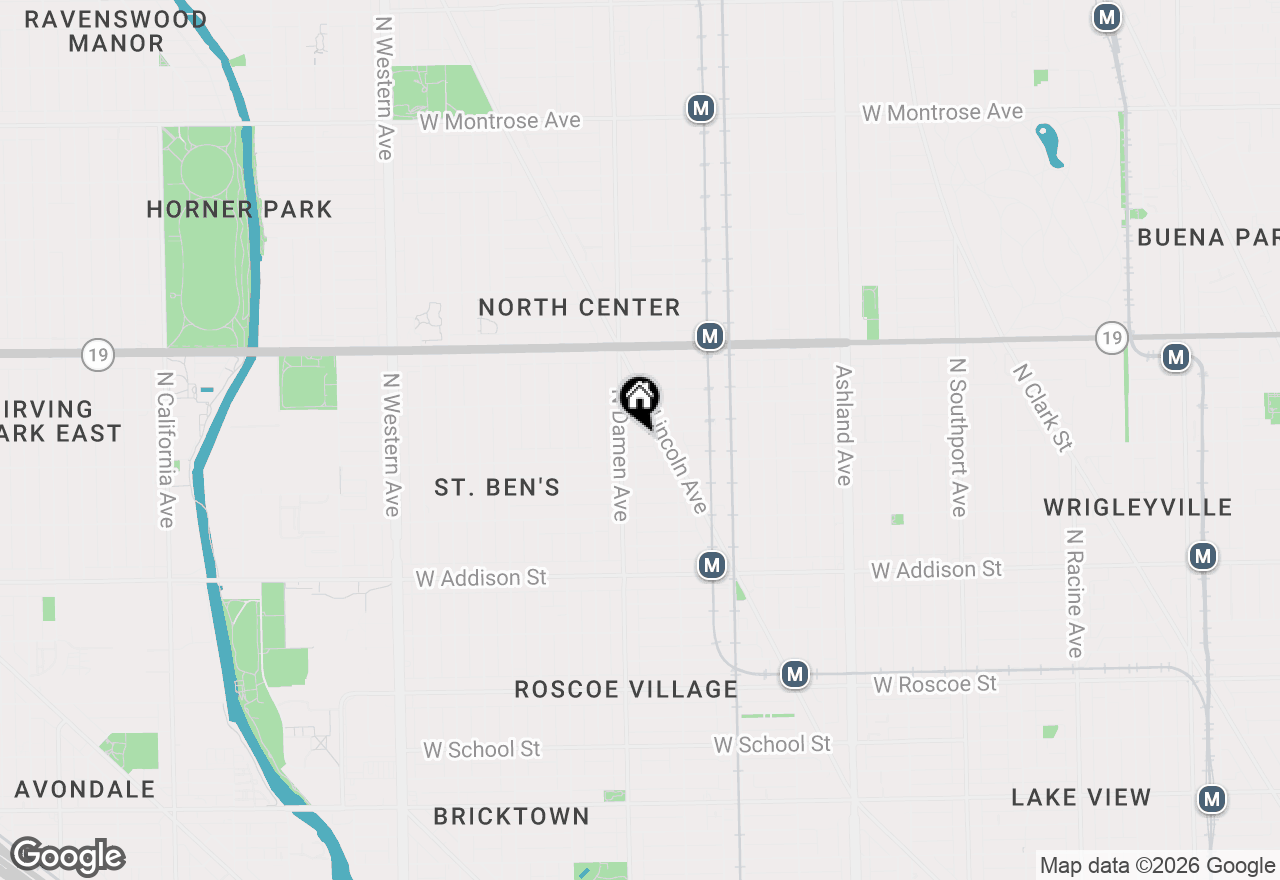 Map of 1925 W Berenice Avenue, Chicago, IL 60613
