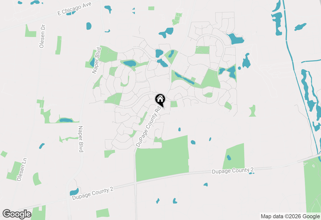 Map of 2450 Tanglewood Drive, Lisle, IL 60532