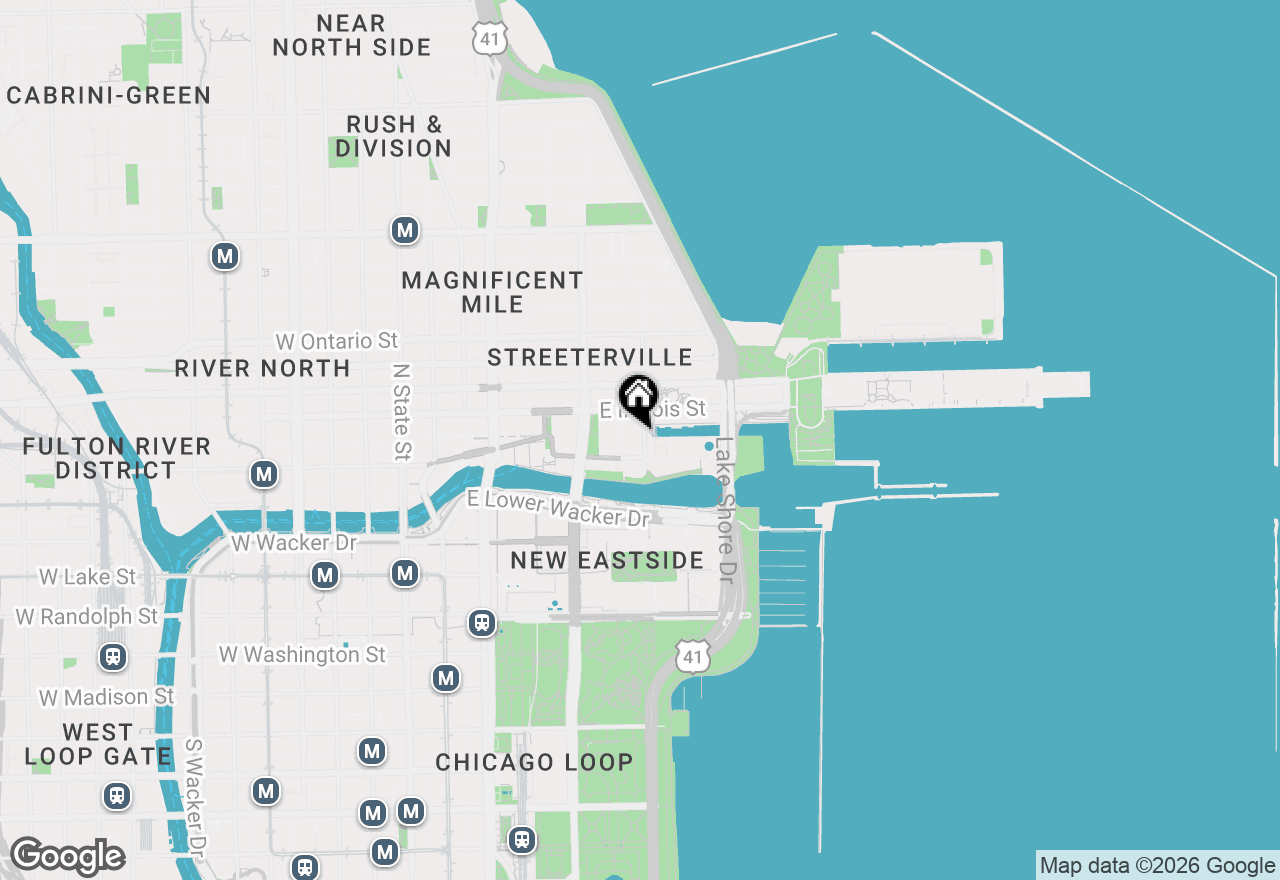 Map of 440 N Mcclurg Court #1204, Chicago, IL 60611