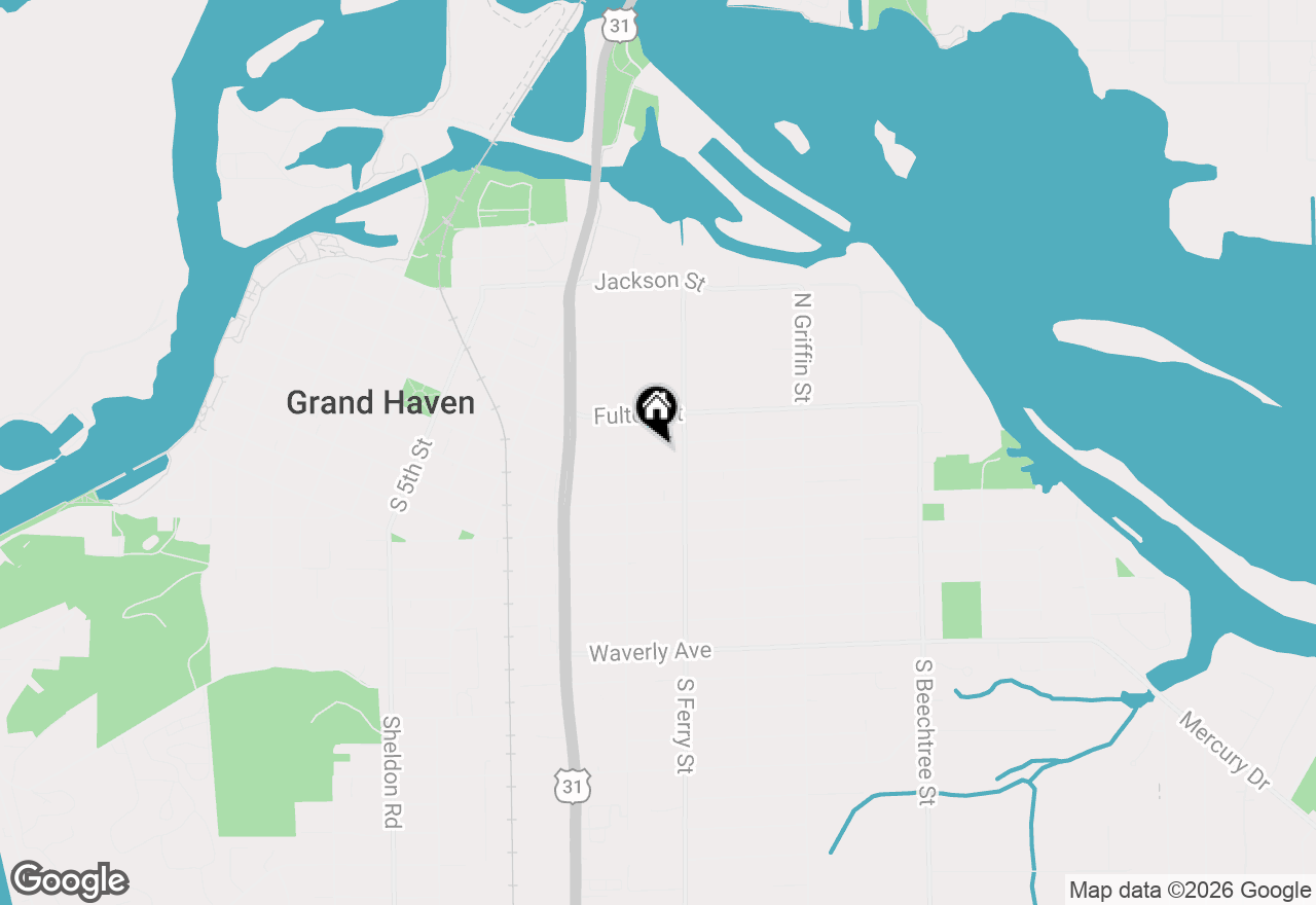 Map of 1032 Columbus Avenue, Grand Haven, MI 49417