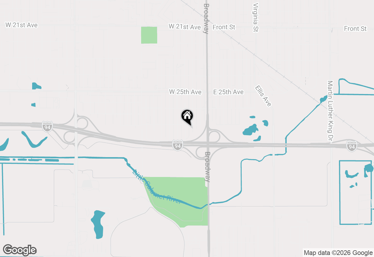 Map of 2713 Jefferson Street, Gary, IN 46407