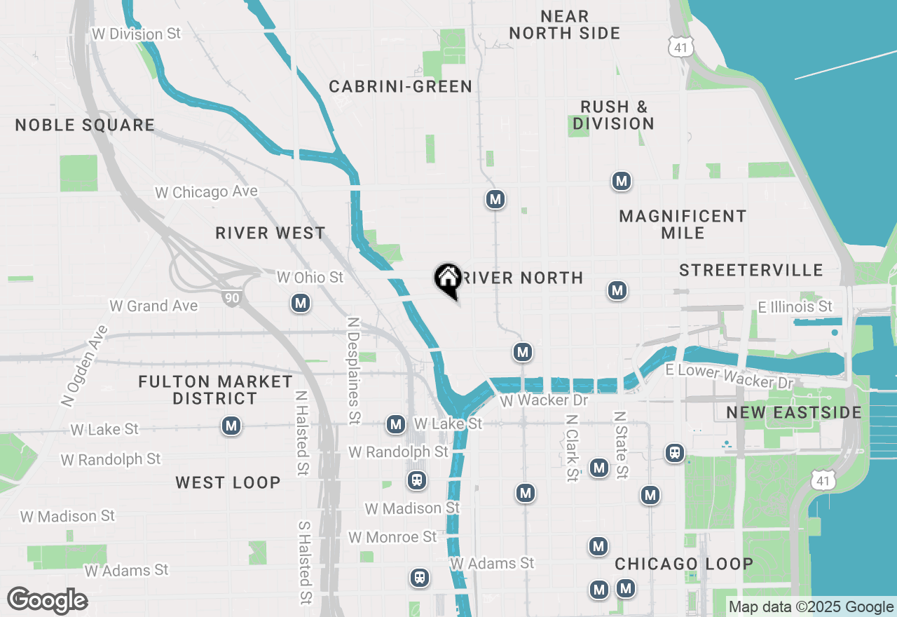 Map of 360 W Illinois Street #8A, Chicago, IL 60654