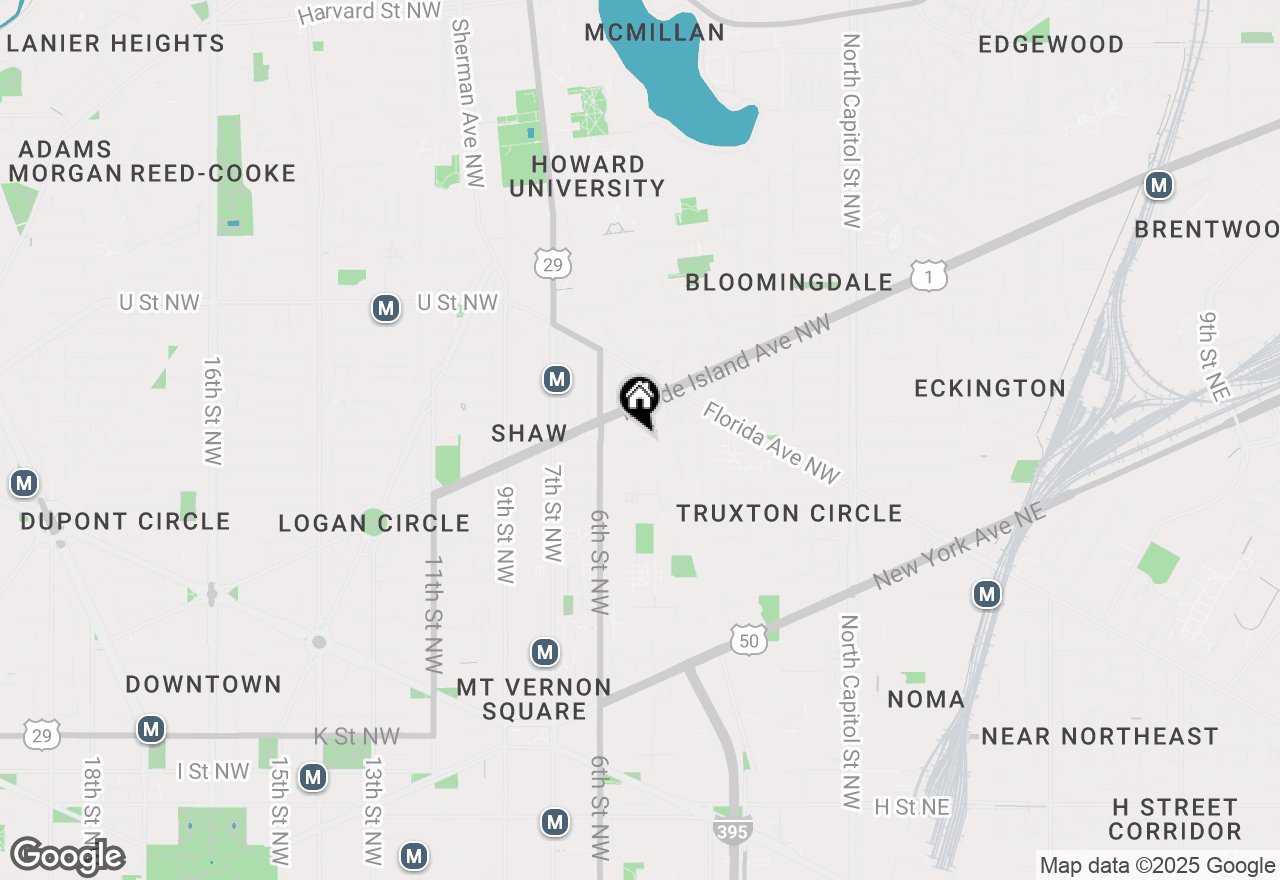 Map of 440 R Street Nw #203, Washington, DC 20001