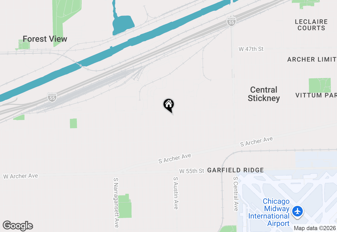 Map of 5115 S Mcvicker Avenue, Chicago, IL 60638