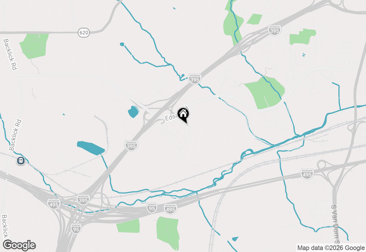 Map of 5605 Harrington Falls Lane #F, Alexandria, VA 22312