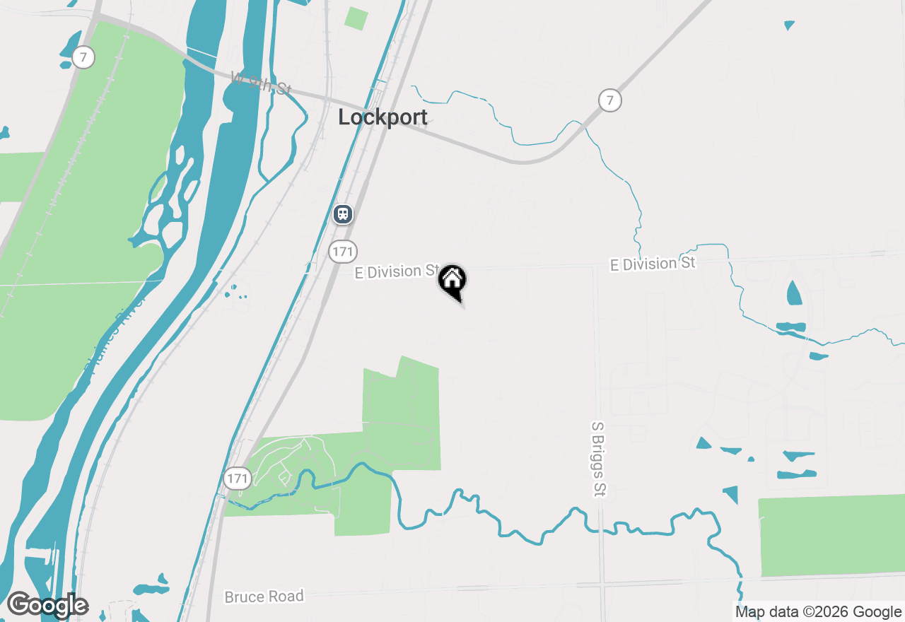 Map of 515 & 517 South Street, Lockport, IL 60441