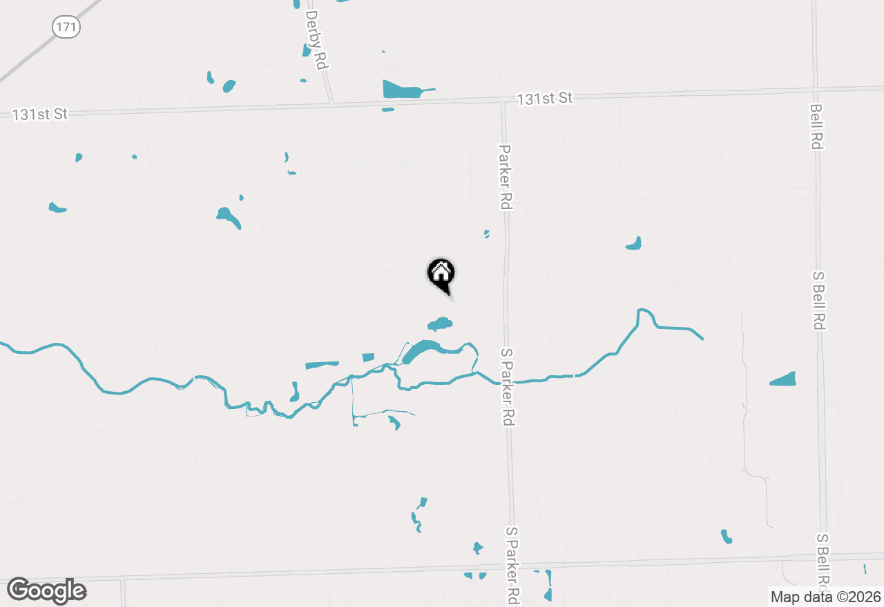 Map of 13735 W Meath Drive, Homer Glen, IL 60491