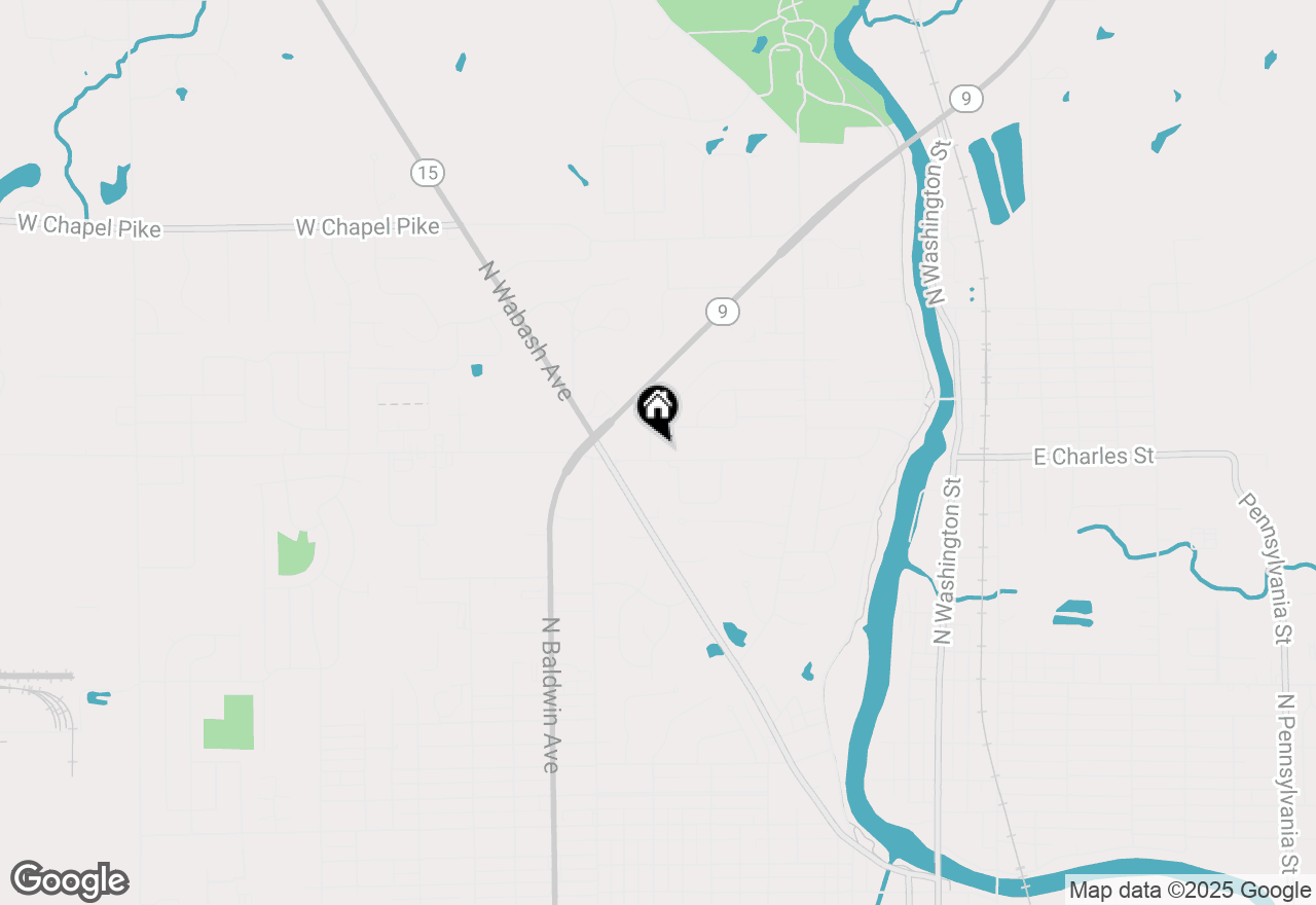 Map of 1200 N Manor Drive, Marion, IN 46952