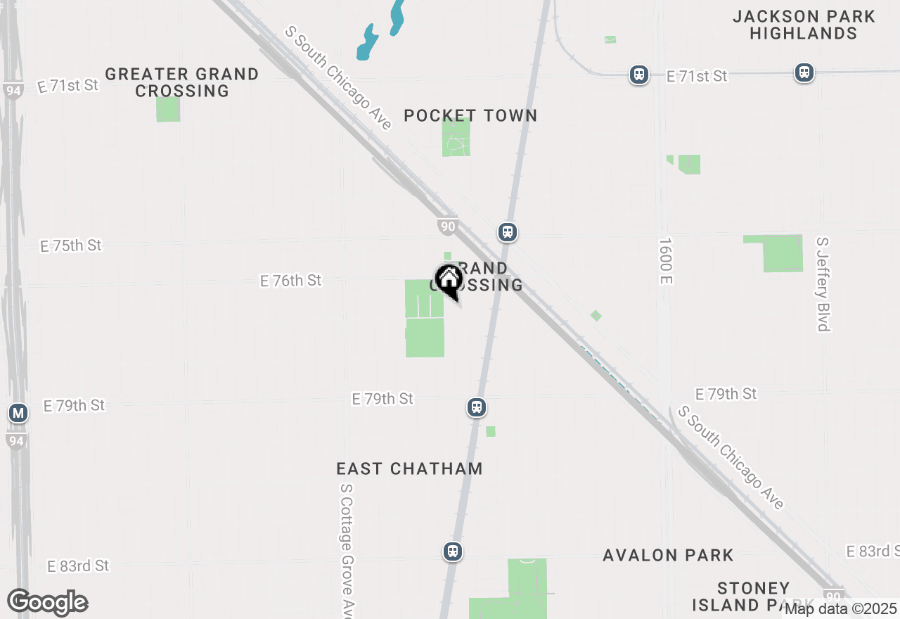 Map of 7649 S Dobson Avenue, Chicago, IL 60619