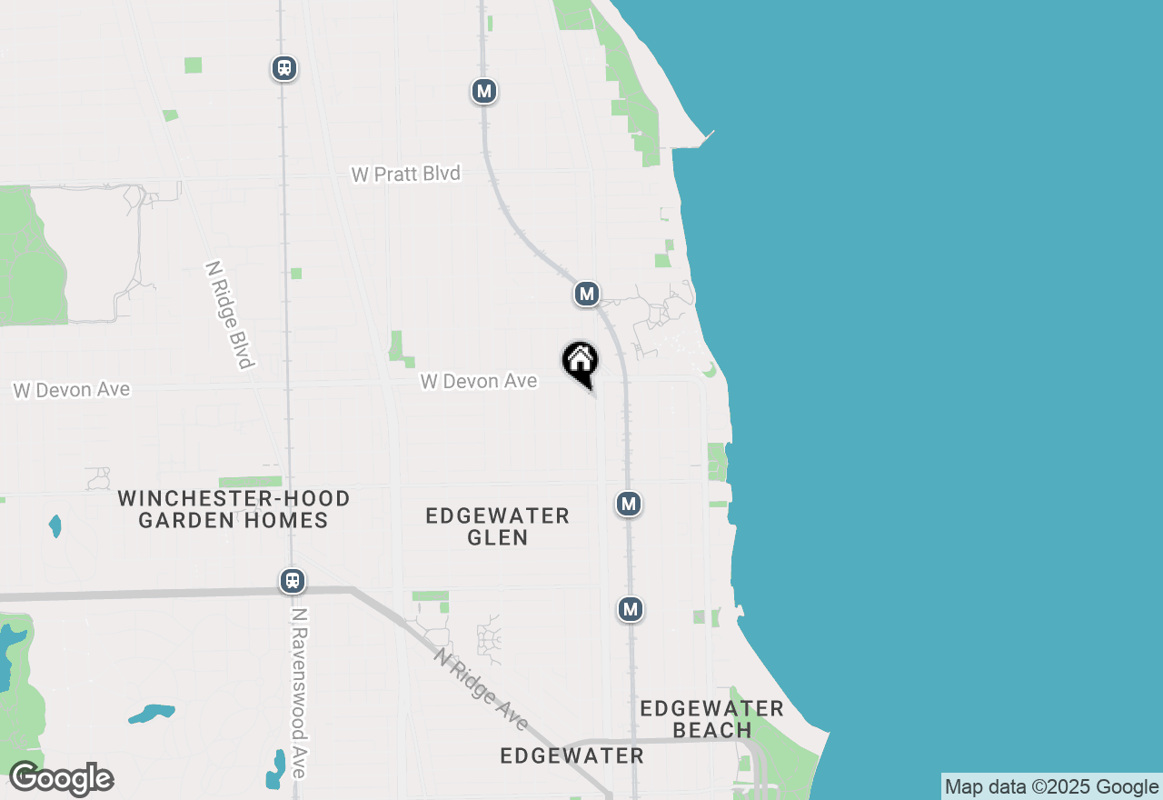 Map of 6337 N Magnolia Avenue #2, Chicago, IL 60660