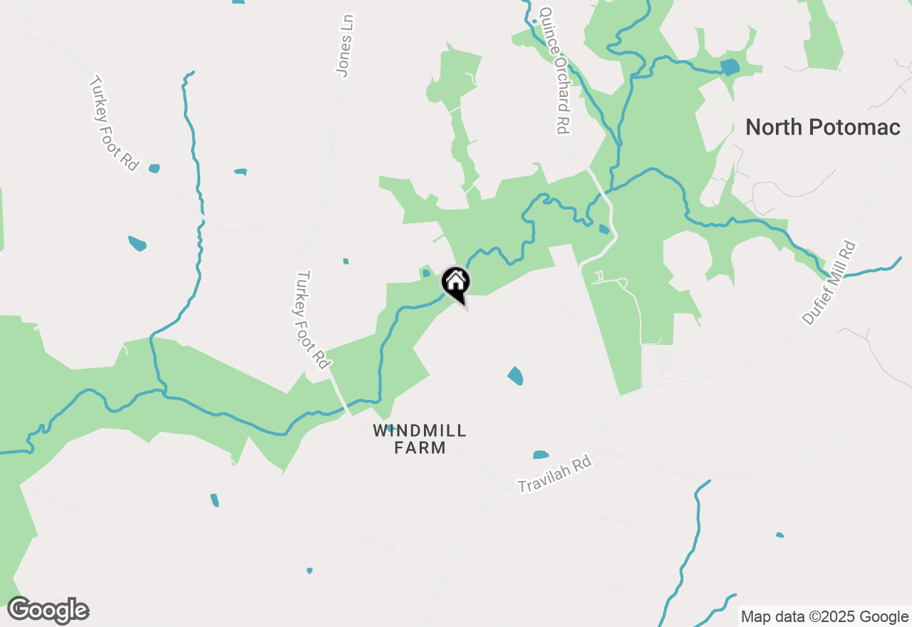 Map of 12318 Woody Lane, North Potomac, MD 20878