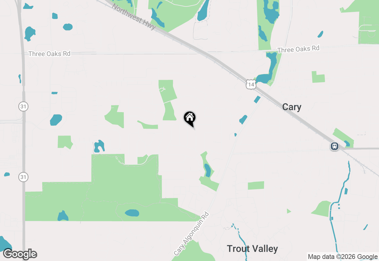 Map of 55 Duxbury Lane, Cary, IL 60013