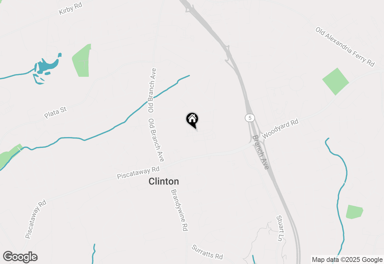 Map of 8709 Cherrybark Road, Clinton, MD 20735