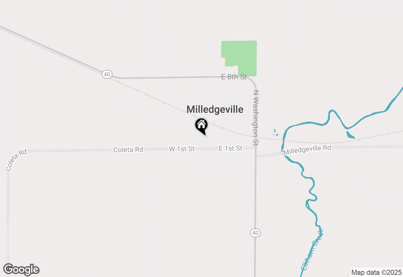 Map of 201 N Meyers Avenue, Milledgeville, IL 61051