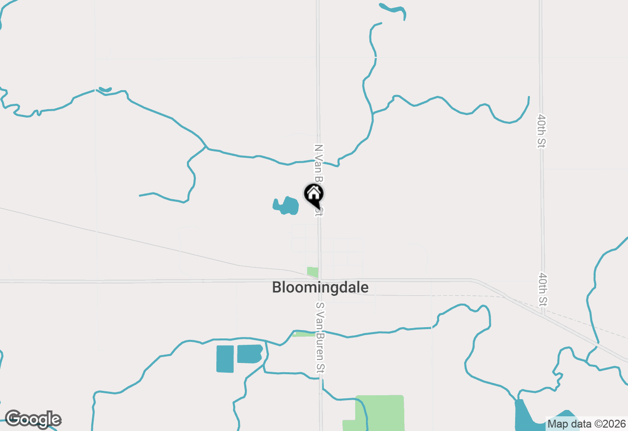 Map of 508 N Van Buren Street, Bloomingdale, MI 49026