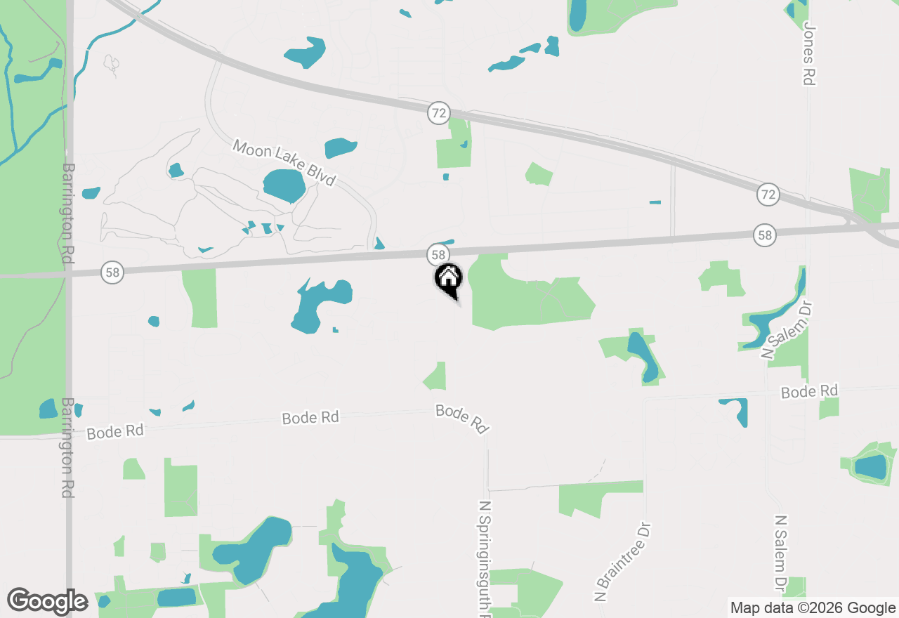Map of 990 Sweetflower Drive, Hoffman Estates, IL 60169