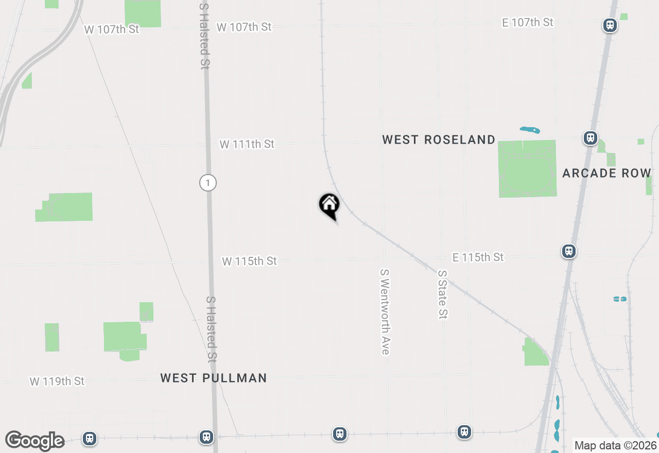 Map of 11353 S Stewart Avenue, Chicago, IL 60628