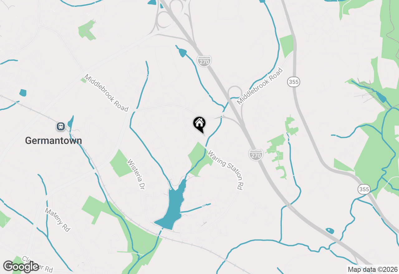 Map of 19206 Esmond Terrace, Germantown, MD 20874