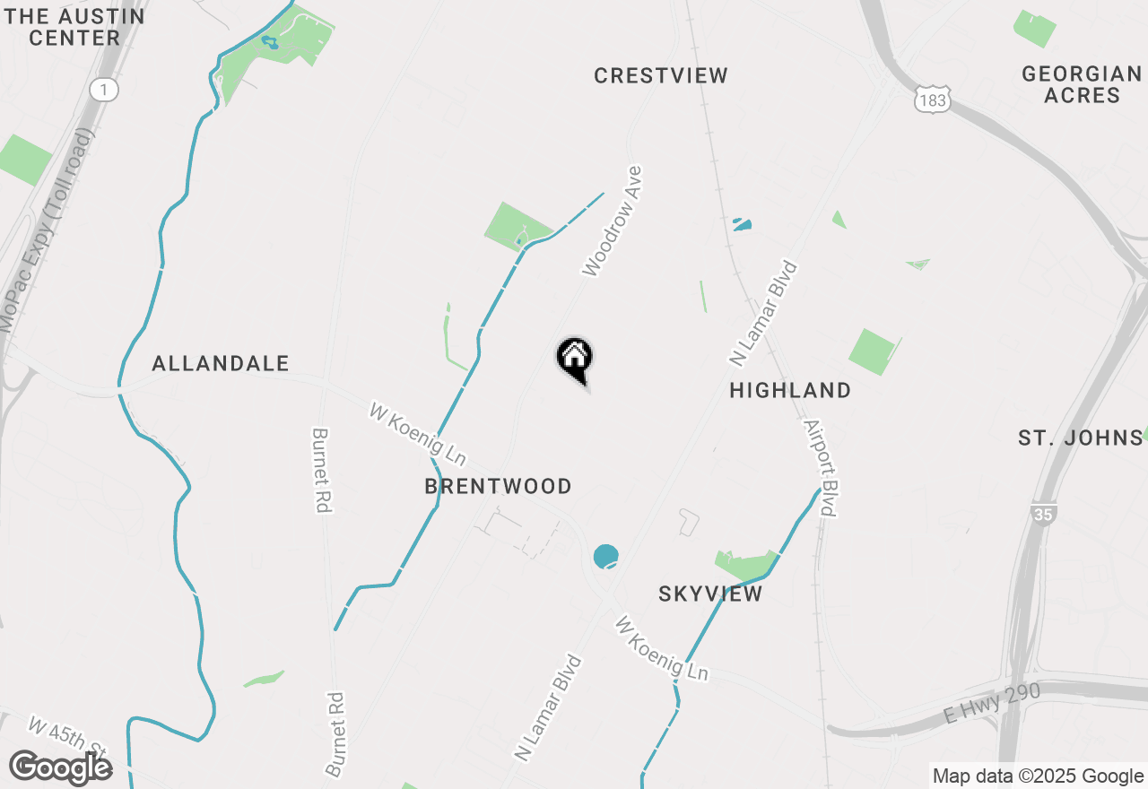 Map of 1216 Arcadia Ave #2, Austin, TX 78757