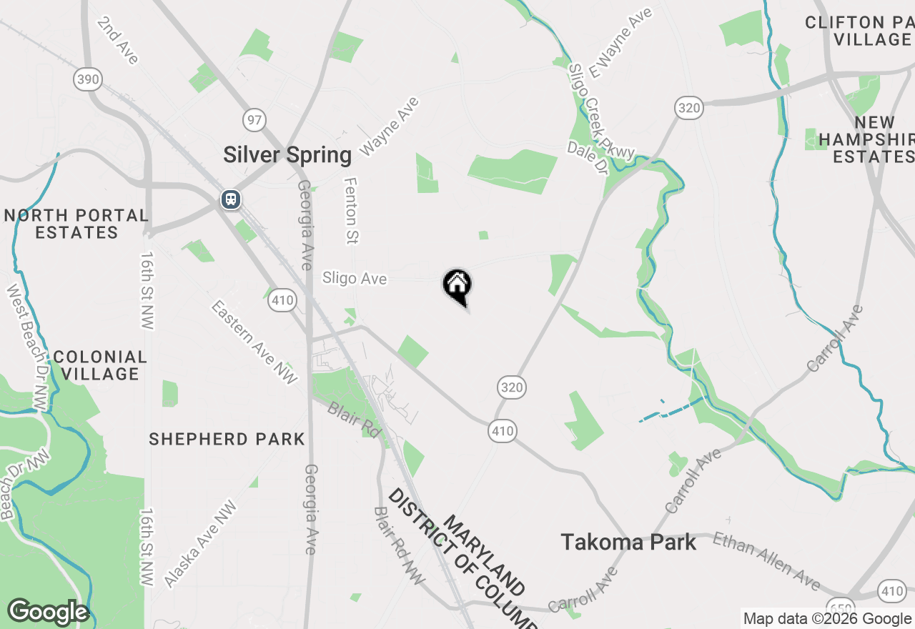 Map of 713 Gist Avenue, Silver Spring, MD 20910