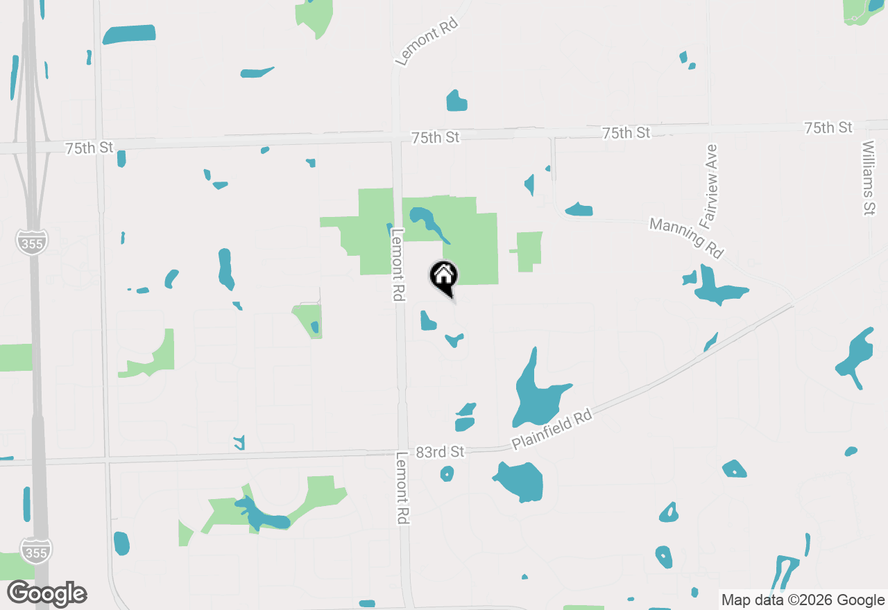 Map of 2713 Whitlock Drive, Darien, IL 60561