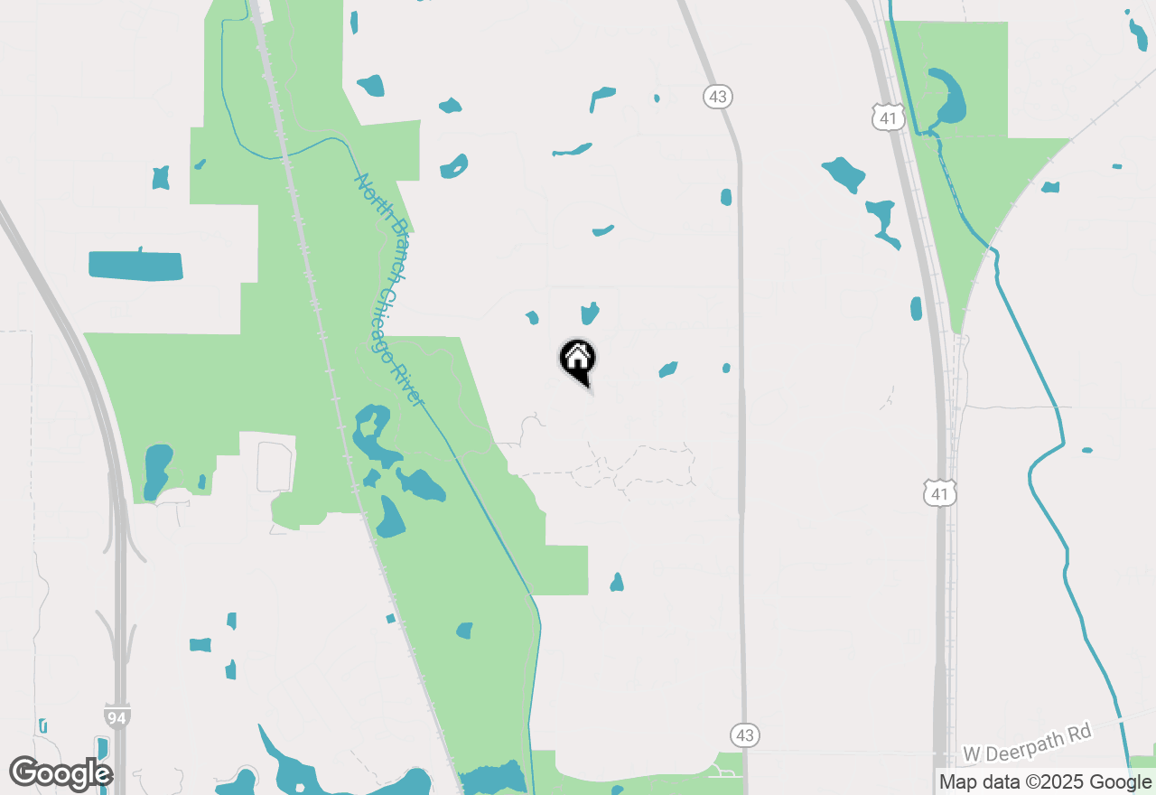 Map of 1072 Aynsley Avenue, Lake Forest, IL 60045