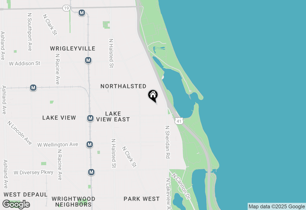 Map of 468 W Melrose Street #551, Chicago, IL 60657