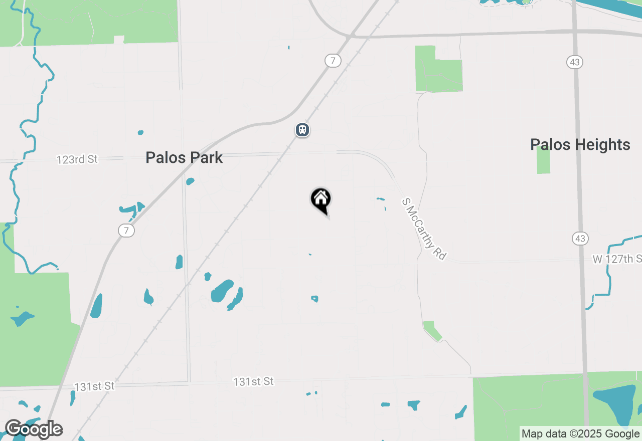 Map of 12512 S 81st Ave., Palos Park, IL 60464