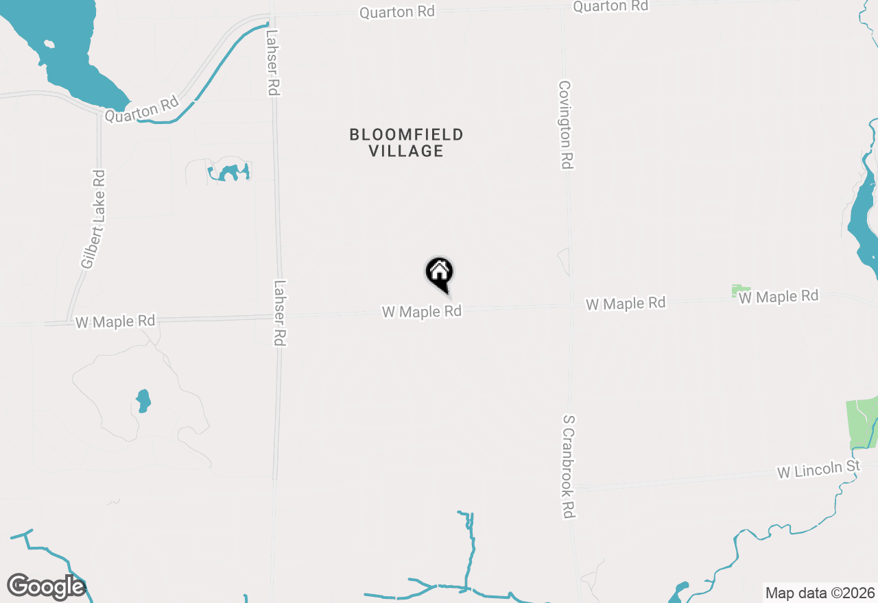 Map of 135 Clifton Road, Bloomfield Hills, MI 48301