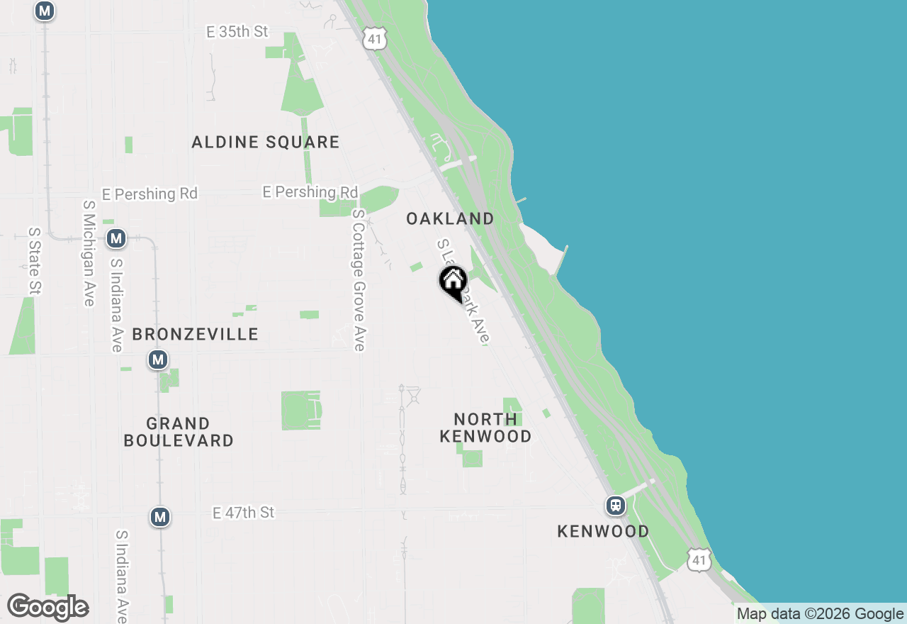 Map of 4154 S Berkeley Avenue, Chicago, IL 60653