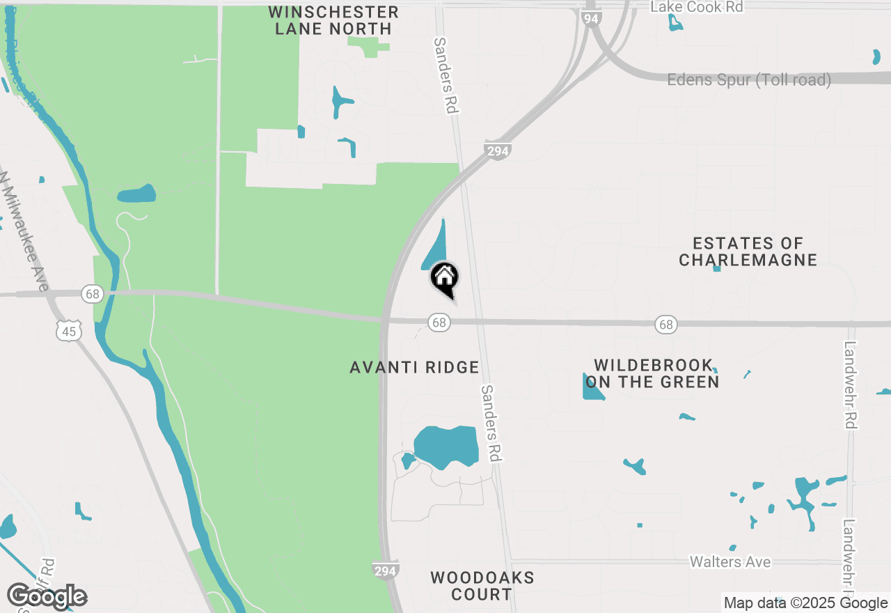 Map of 742 Sarah Lane, Northbrook, IL 60062