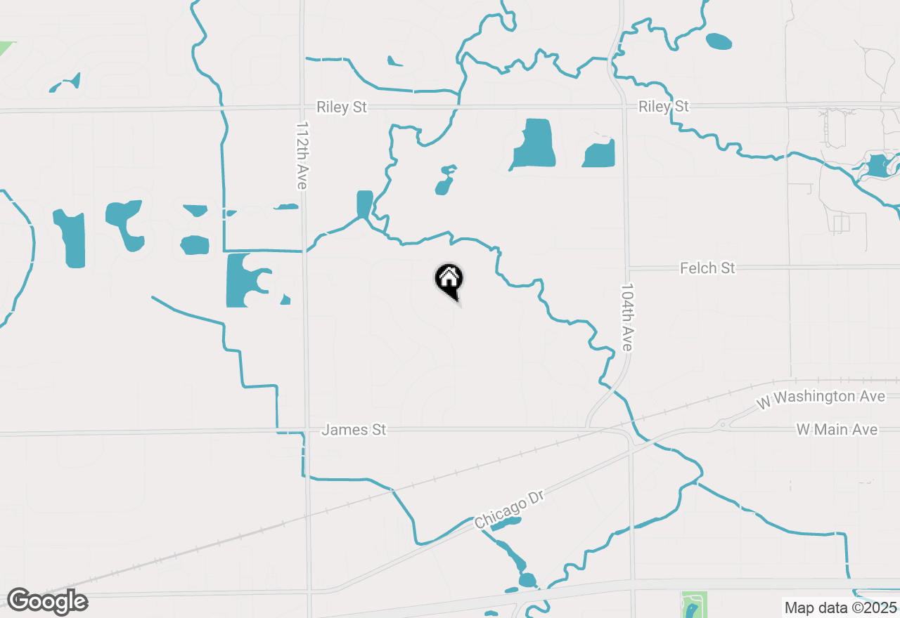 Map of 10859 Rajah Drive, Zeeland, MI 49464