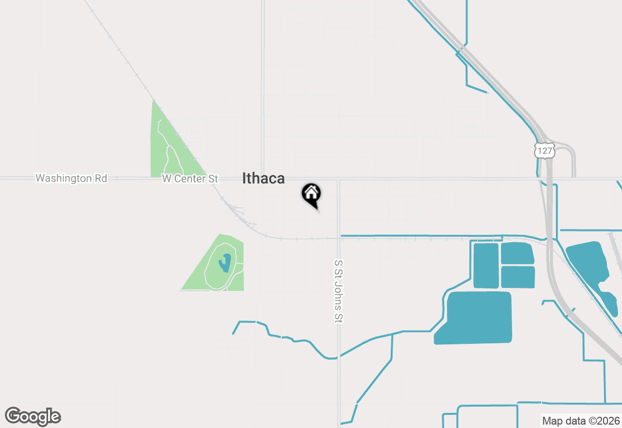 Map of 229 S Jeffery Street, Ithaca, MI 48847