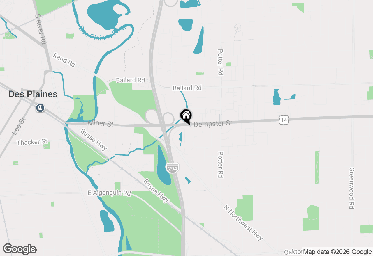 Map of 1605 Park Ridge Point, Park Ridge, IL 60068